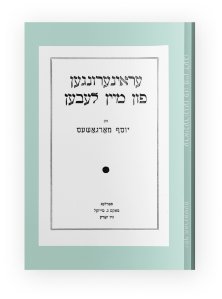 עראינערונגען פון מיין לעבן